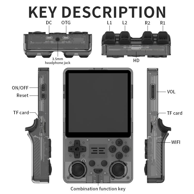 Powkiddy RGB20SX Retro Handheld Game Console